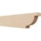 Ekena Millwork 4in. W x 8in. H x 32in. L Alpine Woodgrain TimberThane Rafter Tail, Primed Tan RFTUR04X08X32ALPRCPR - alternate 1